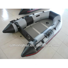 Barco de pesca 2,3 m remando en bote inflable